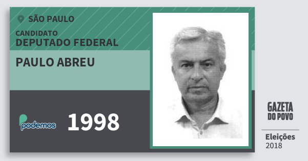 Candidato Paulo Abreu